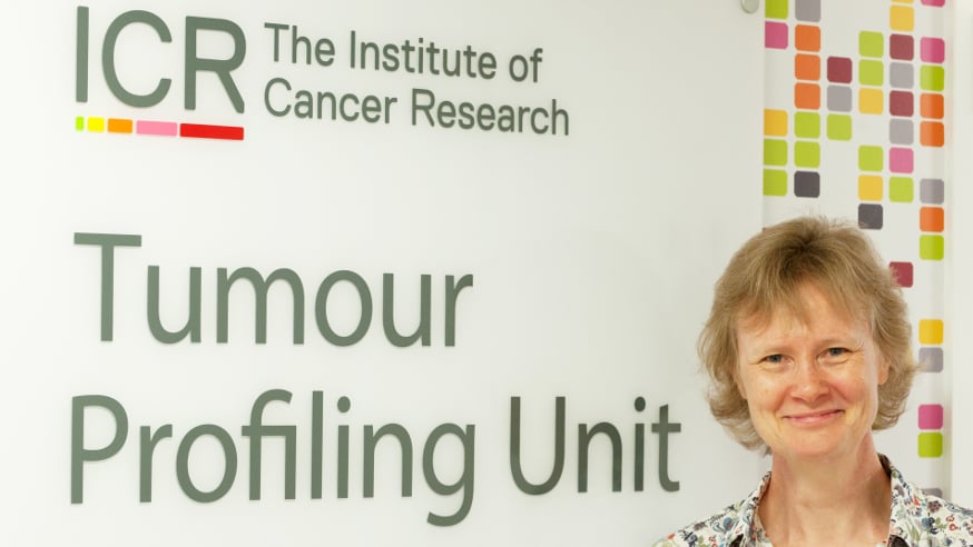 Dr Amanda Swain is head of the Tumour Profiling Unit