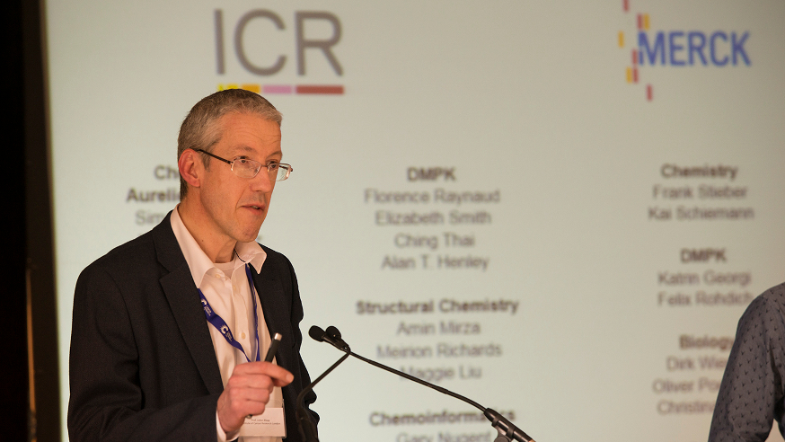 Julian Blagg speaking at Horizons in Drug Discovery 2015