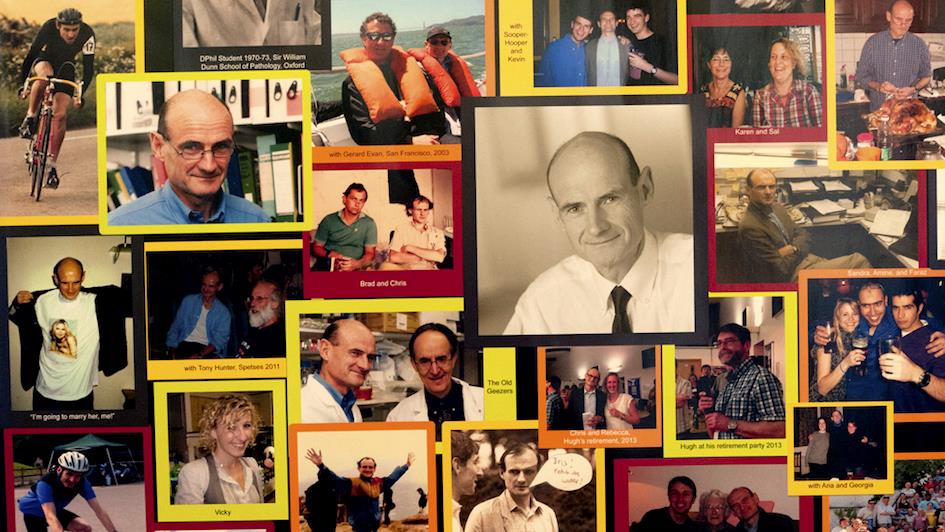 Montage of photos of the late Professor Chris Marshall