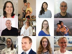 Pictures of ICR staff who had case studies that featured in our Athena SWAN report