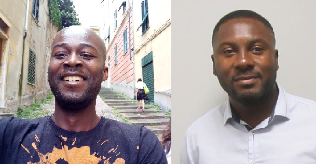Headshots of two black men, members of the BAME men's group at the ICR