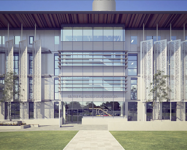 Computer image of Centre for Cancer Drug Discovery building
