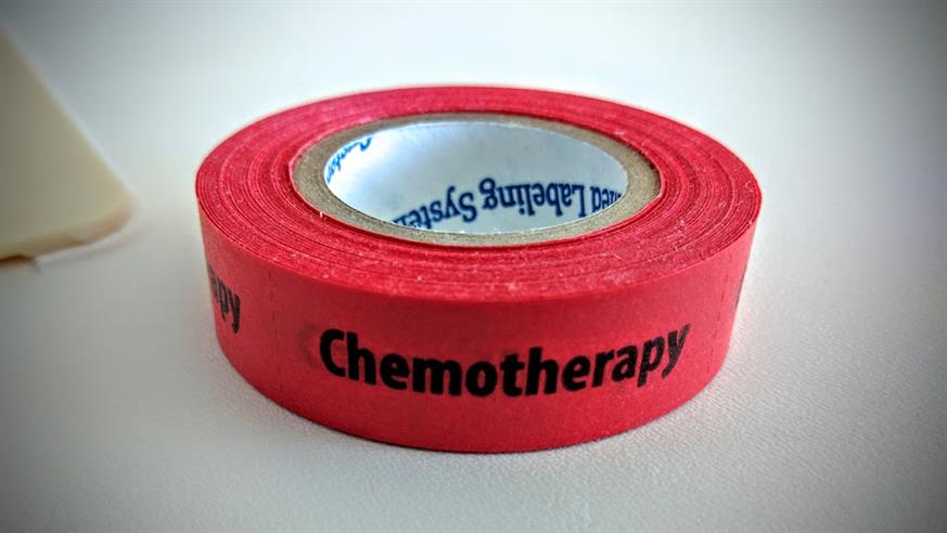 red chemotherapy tape