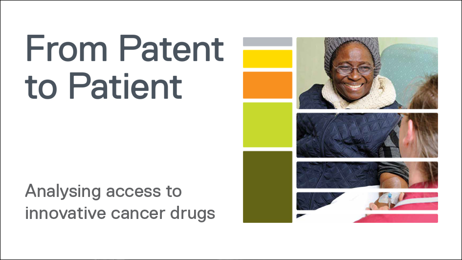 From Patent to Patient drug report banner
