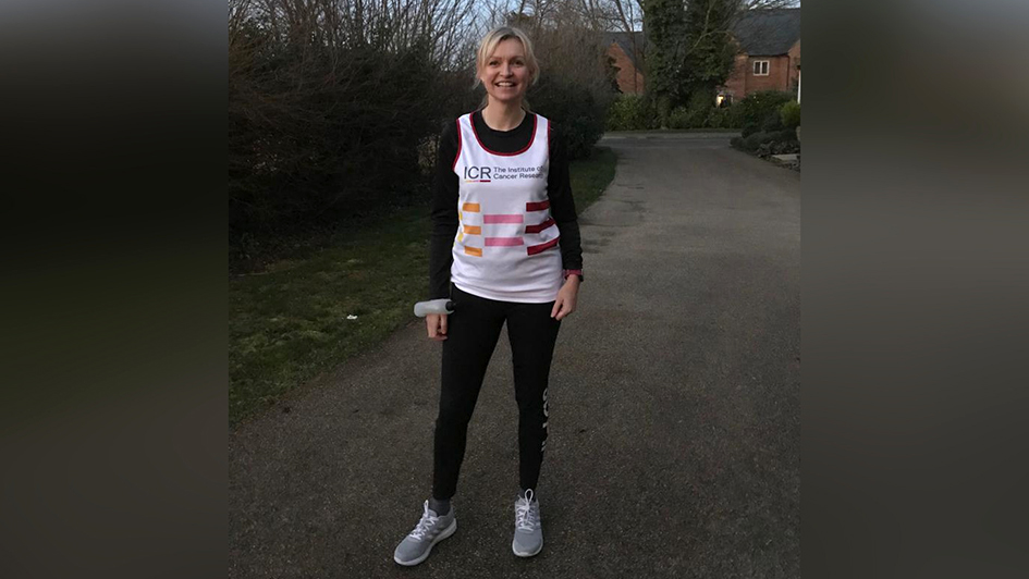 Jenny Walsh Team ICR London Marathon 2019 runner