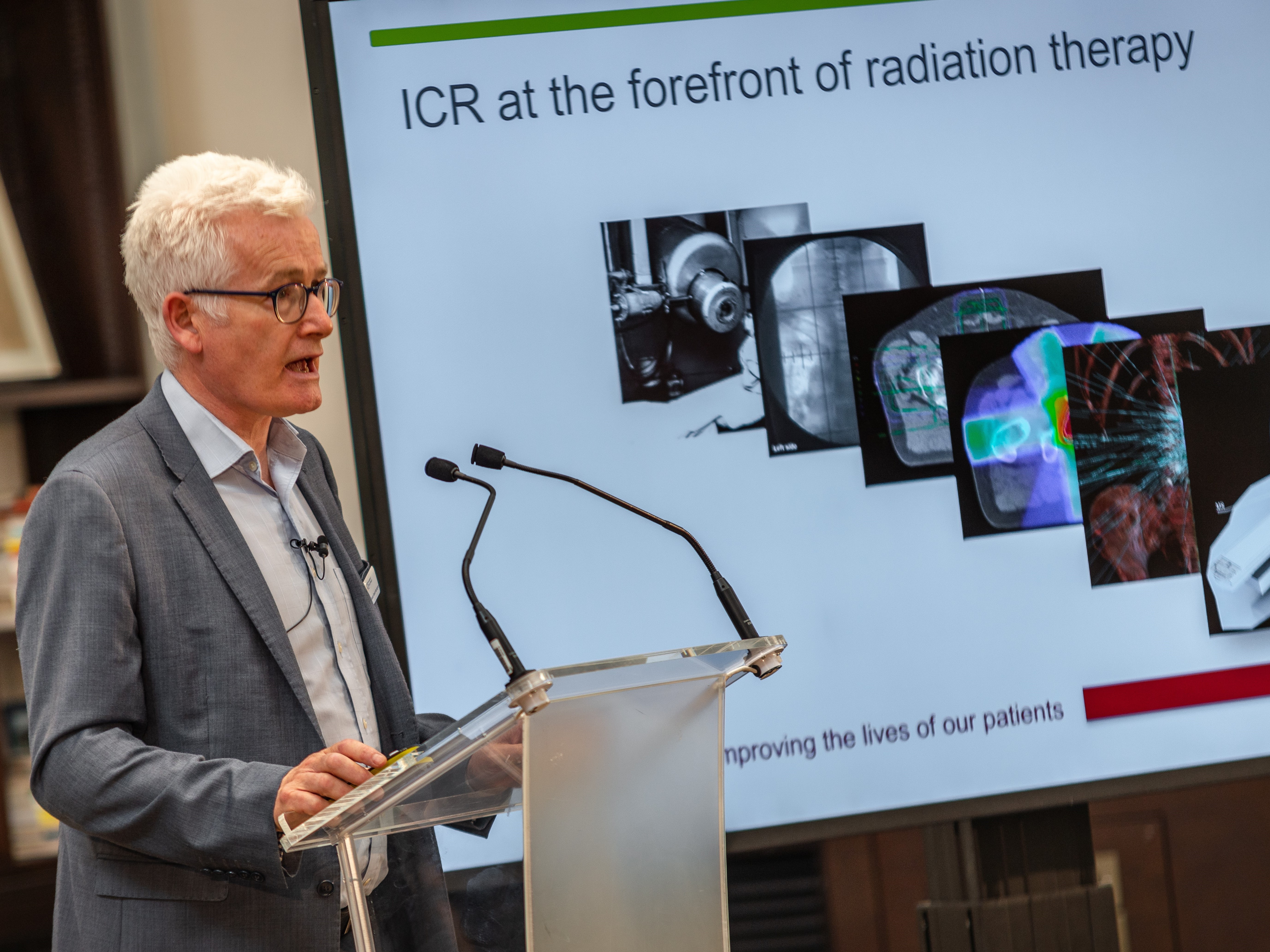 Caption for: ICR Discovery Club showcases how we combine therapies to target hard-to-treat cancers
