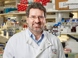 Professor Louis Chesler in the lab
