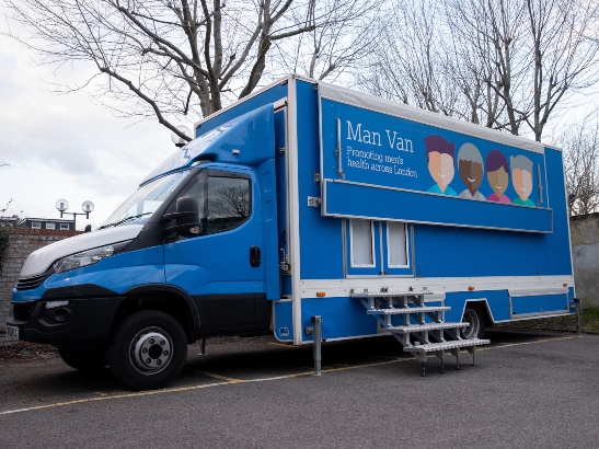 Caption for: 'Man Van' launched to speed up early diagnosis of prostate cancer and improve healthcare access