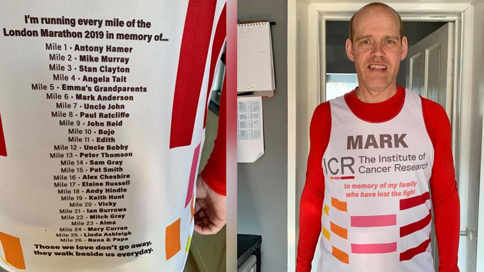 Mark Gray - Team ICR London Marathon runner 2019