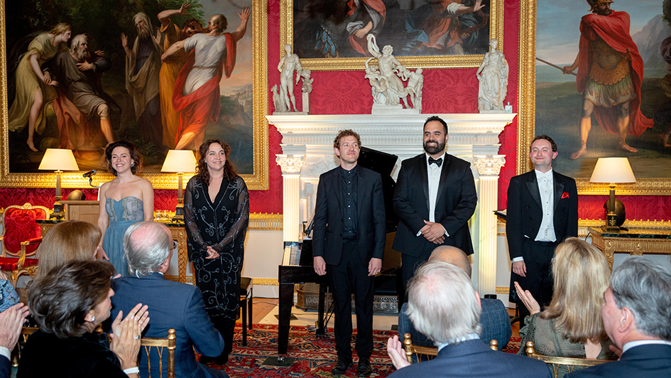 Opera singers at Recital for Research 2019 event