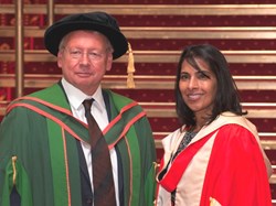 ICR honours campaigning parents and convergence scientist with honorary degrees