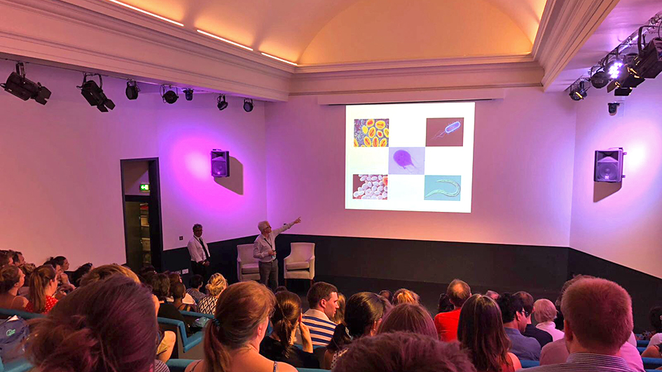 Science Museum Lates lecture on immunotherapy by Professors Kevin Harrington and Rajesh Chopra