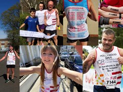 Training for a marathon in a pandemic:  the fundraisers helping us finish cancer